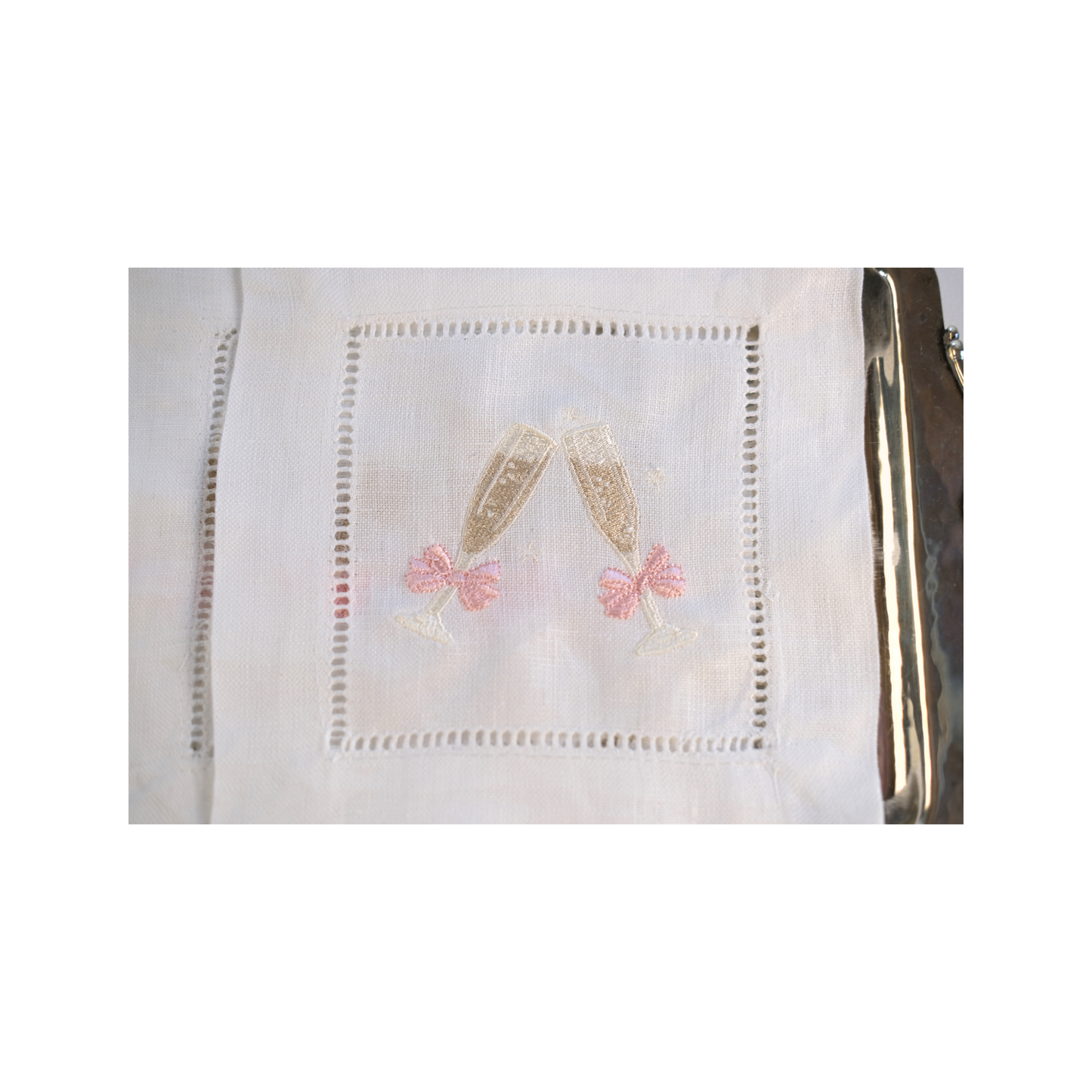 Linen Cocktail Napkins - Pink