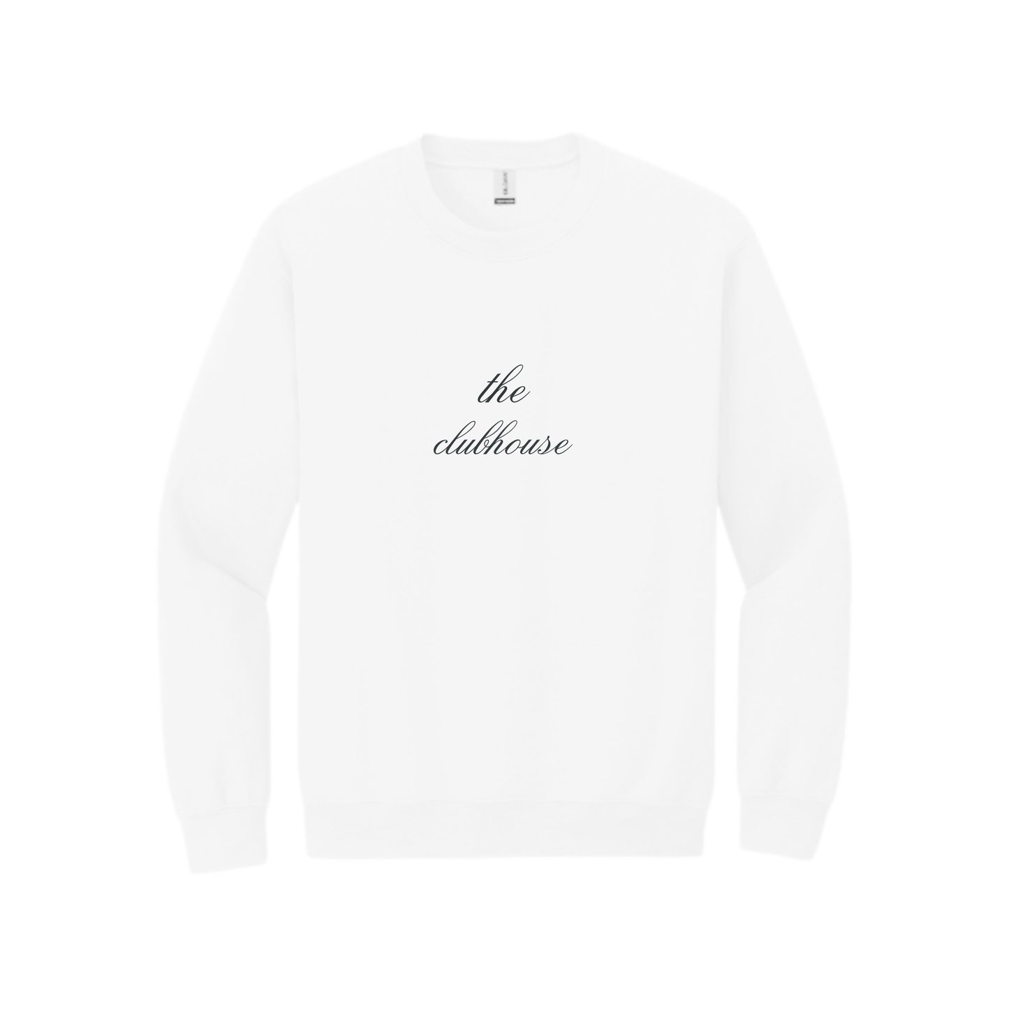 the clubhouse white sweatshirt