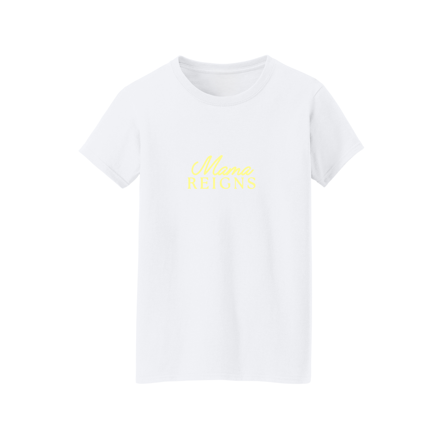 Mama Reigns Short sleeve Tee - Yellow