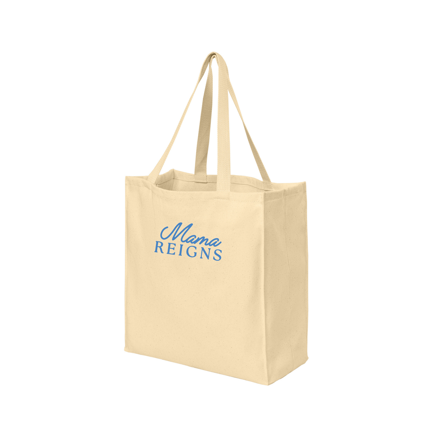 Mama Reigns Market Tote - Blue