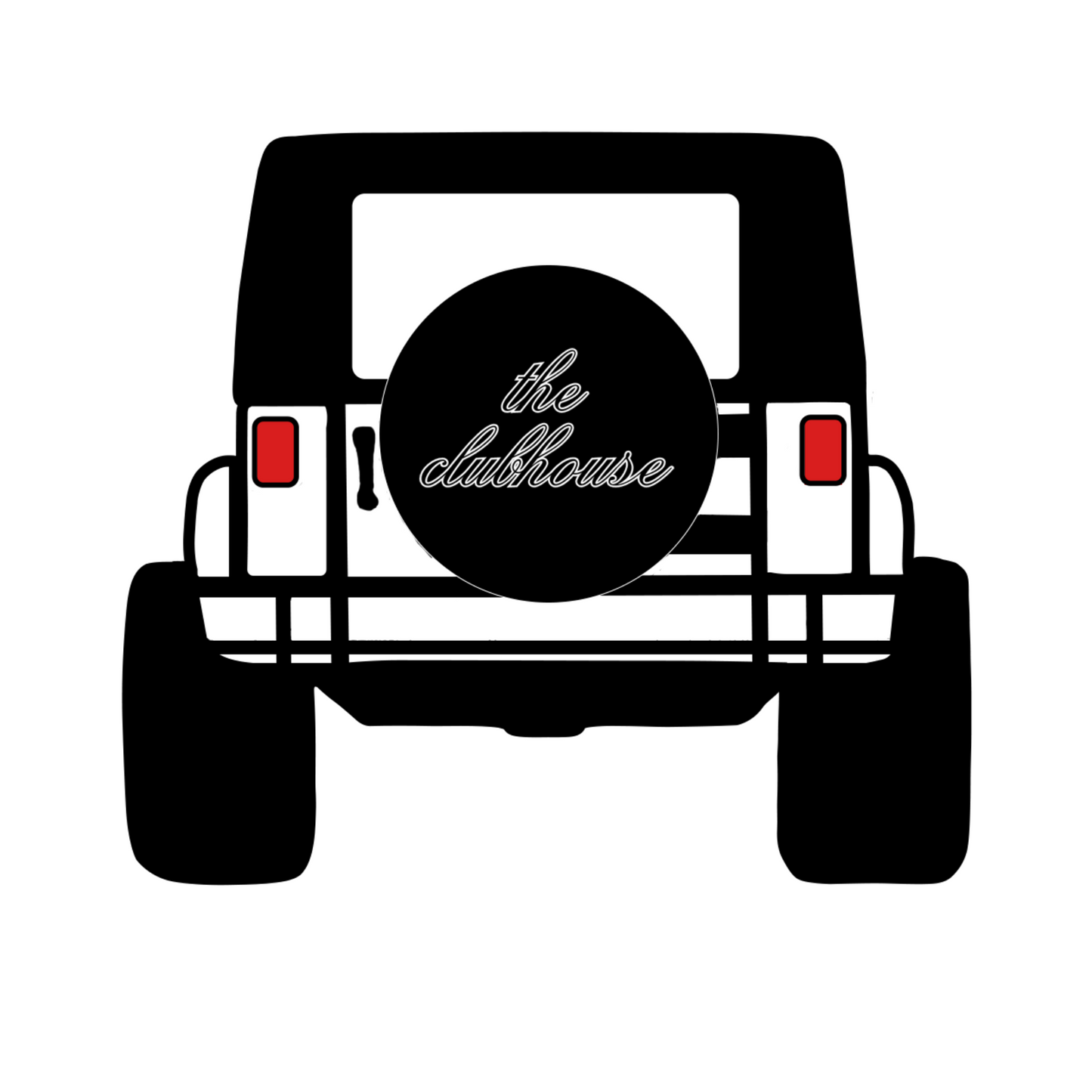 the clubhouse jeep sticker