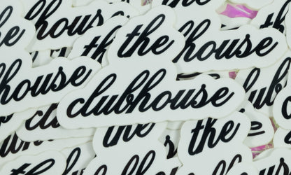 the clubhouse sticker