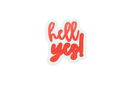 hell yes! sticker
