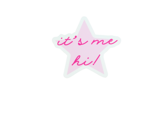 it's me...hi! sticker