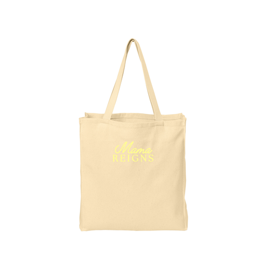 Mama Reigns Market Tote - Yellow