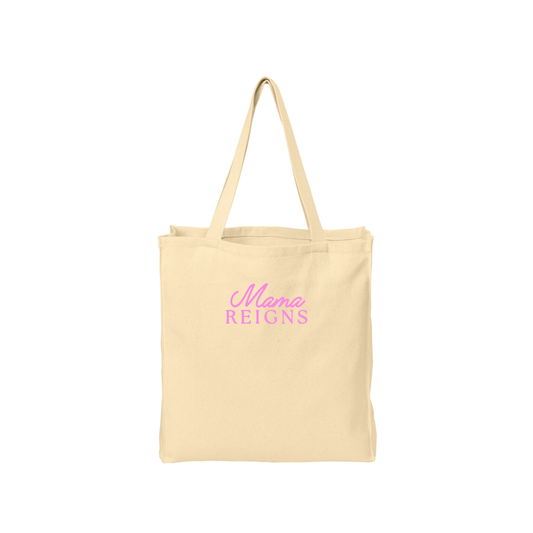 Mama Reigns Market Tote - Pink