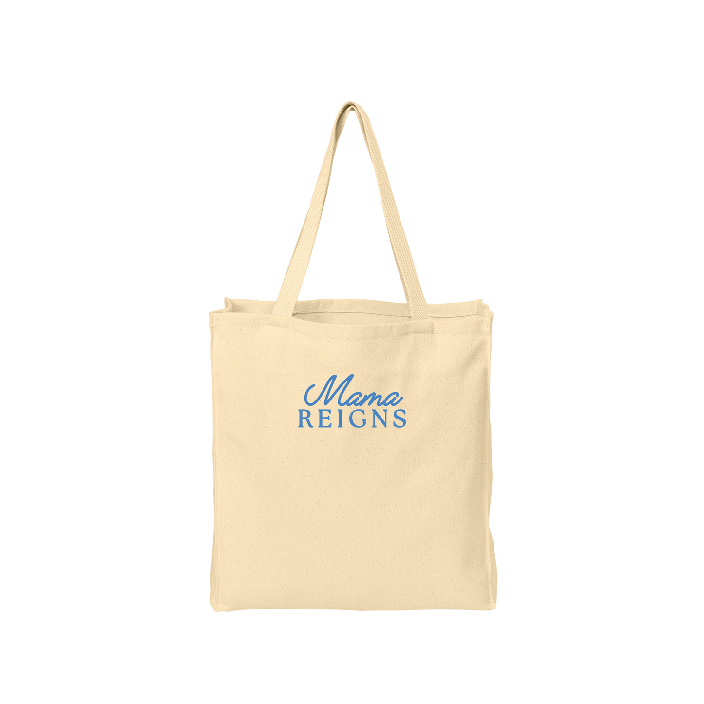 Mama Reigns Market Tote - Blue