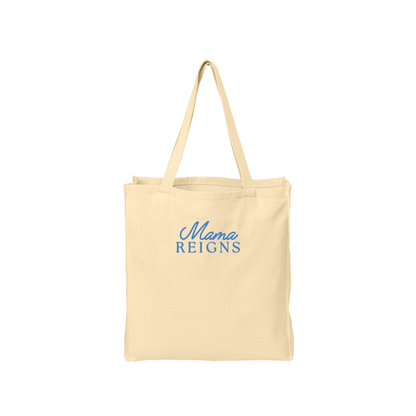 Mama Reigns Market Tote - Blue