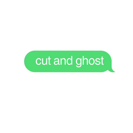 cut and ghost sticker