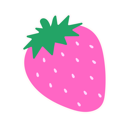 strawberry sticker