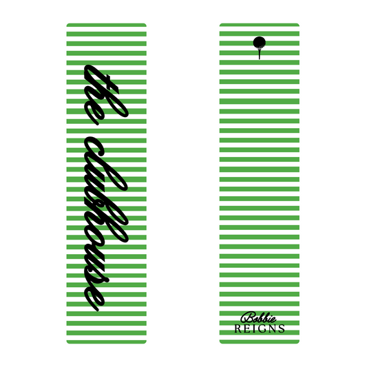 the clubhouse signature bookmark green