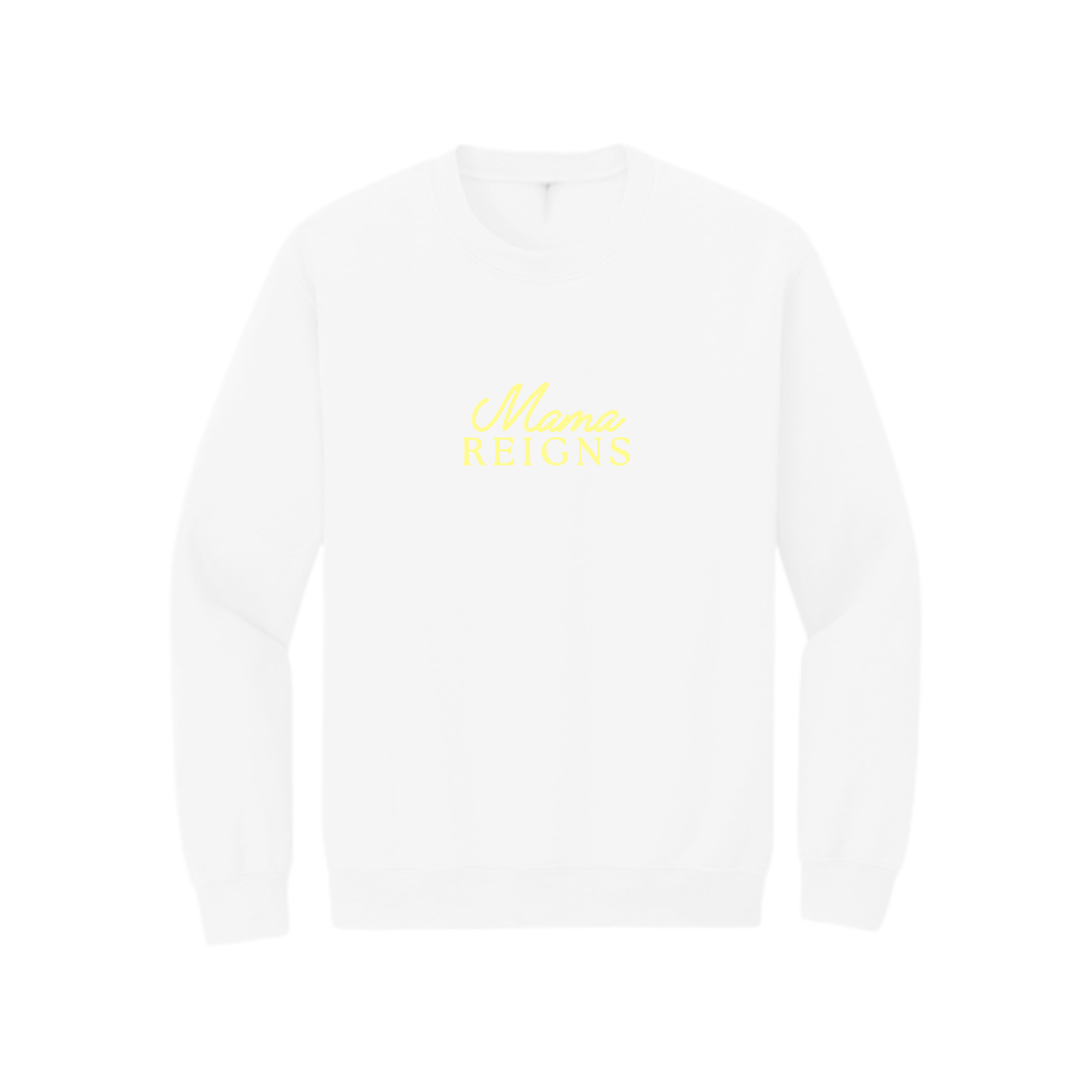 Mama Reigns Sweatshirt Yellow