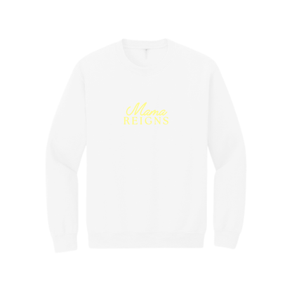Mama Reigns Sweatshirt Yellow
