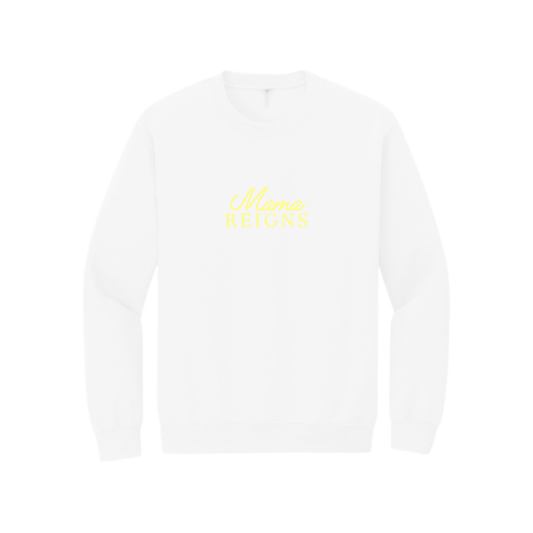 Mama Reigns Sweatshirt Yellow