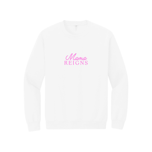 Mama Reigns Sweatshirt Pink
